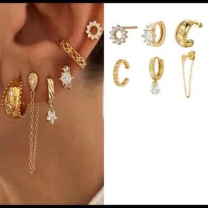 Rat&boa gold boho earrings
